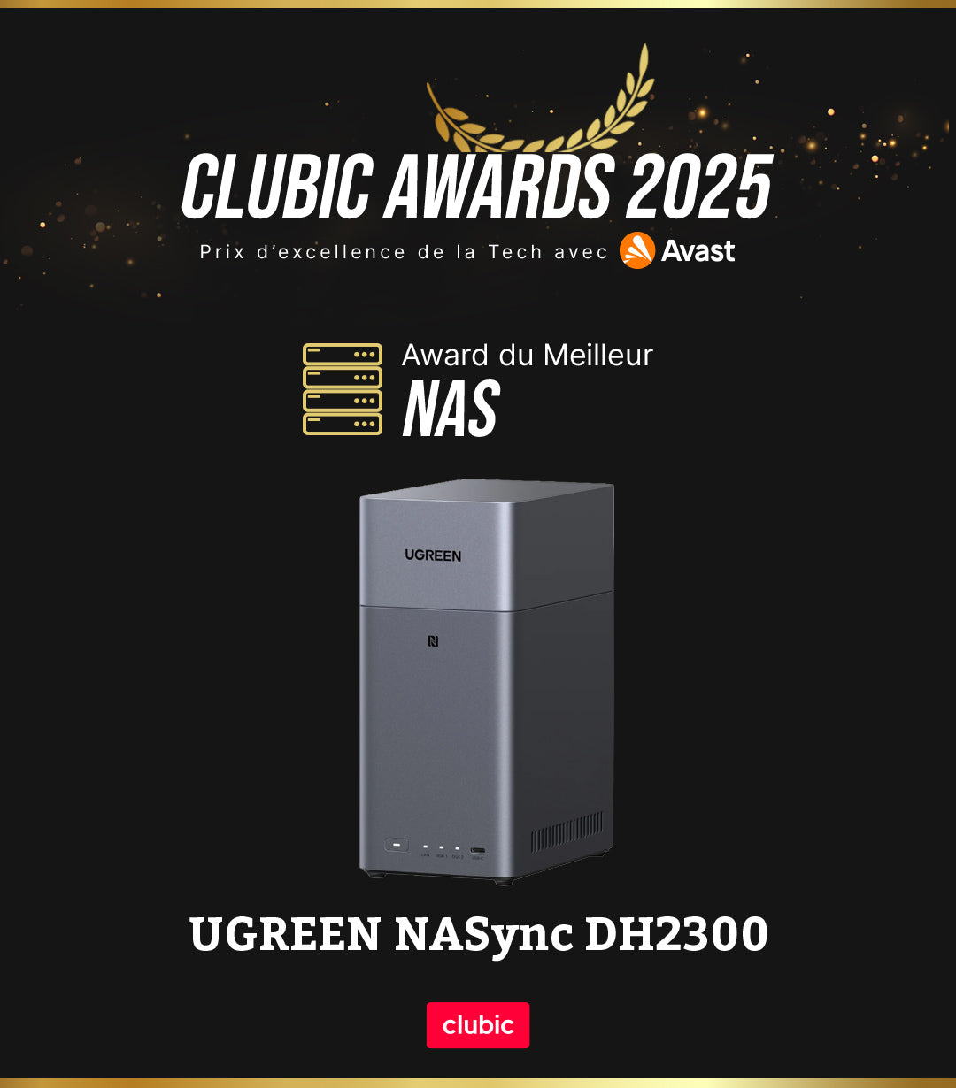 UGREEN DH2300 - Vue de face