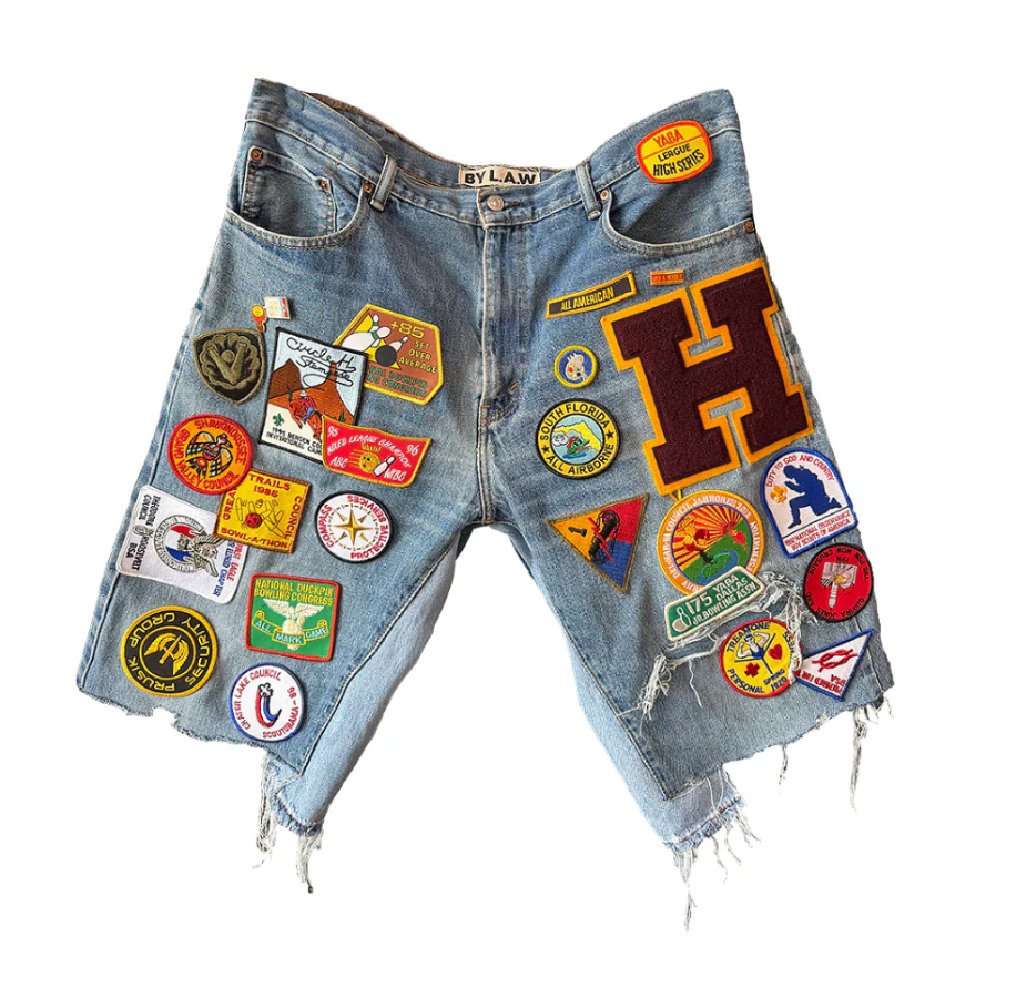 Patchwork Shorts