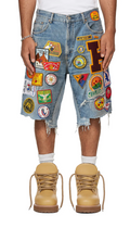 Patchwork Shorts