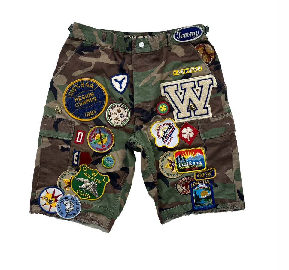 Patchwork Shorts