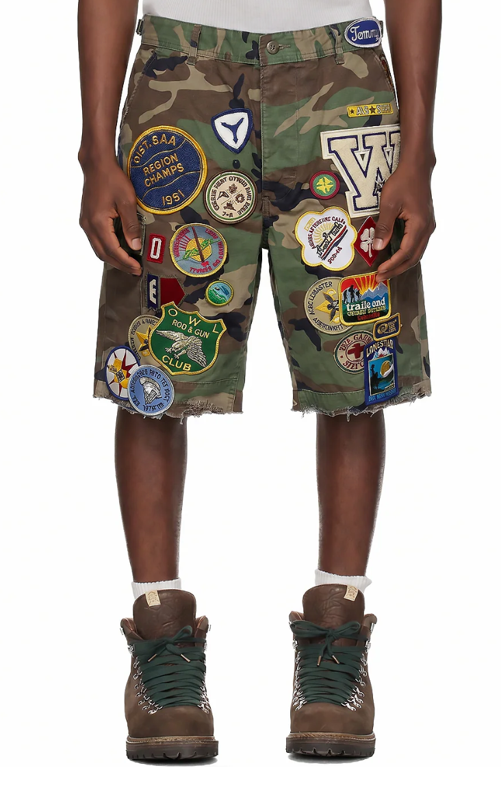 Patchwork Shorts