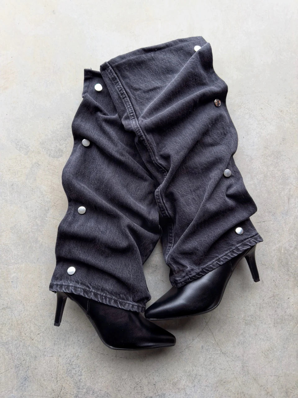 DENIM HEELS