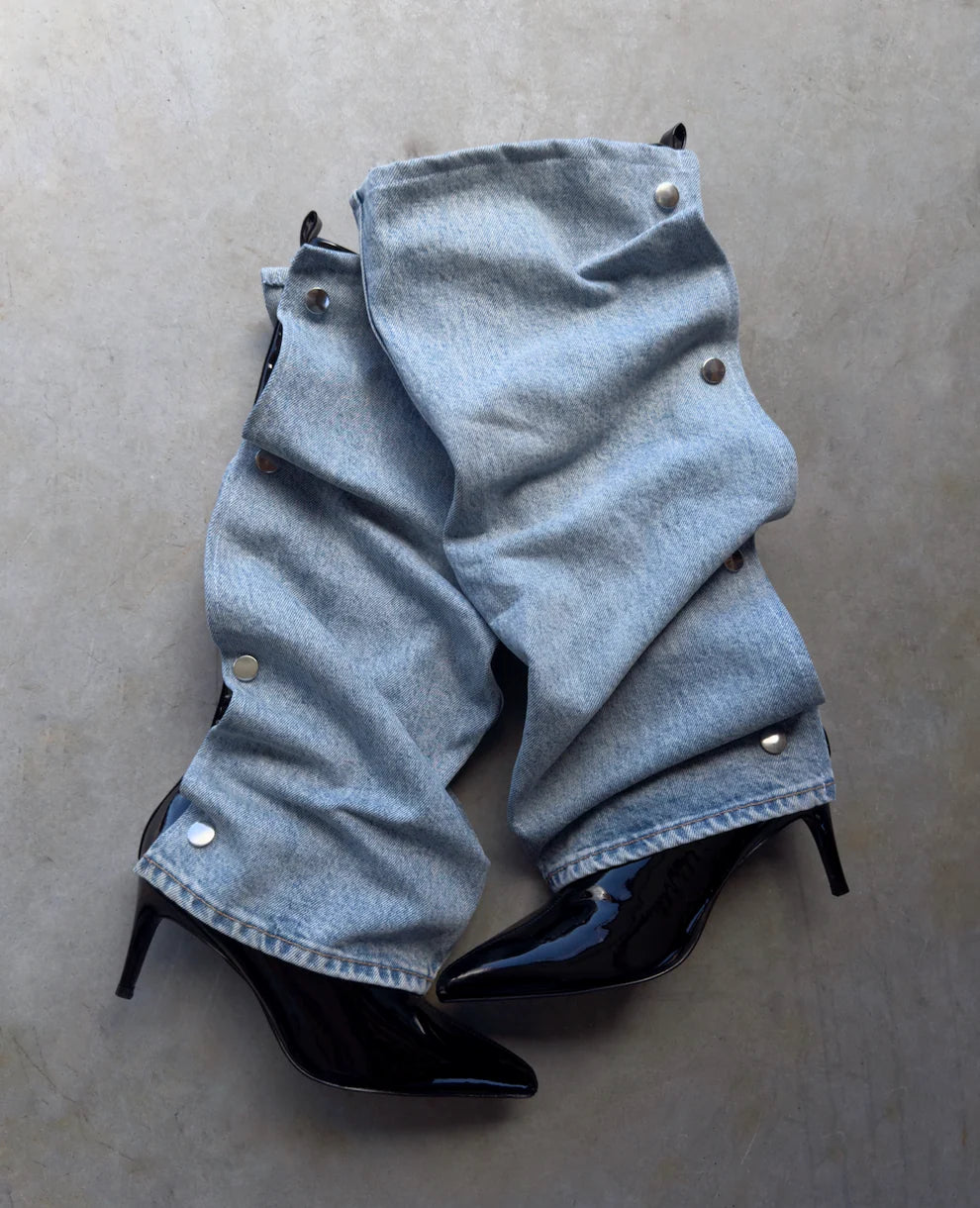 DENIM HEELS